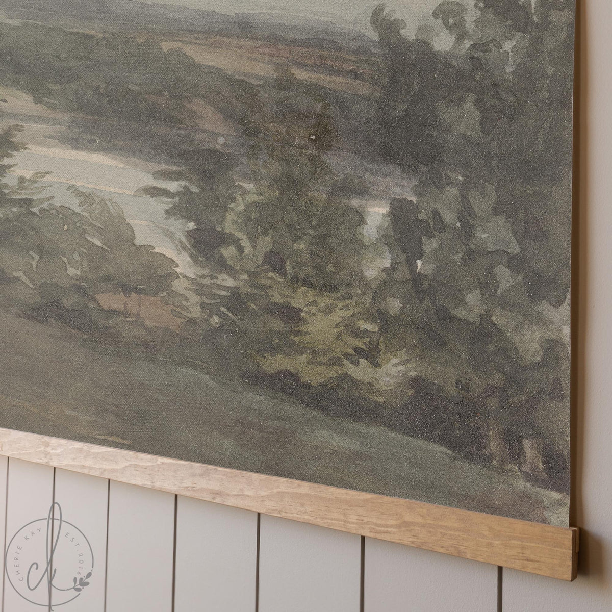 Mountain Landscape Art | Large Canvas Wall Hanging | Neutral Nature Wall Decor | T69