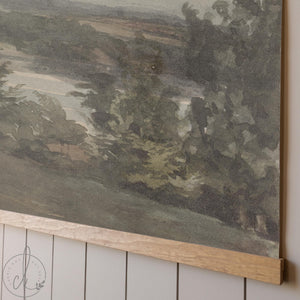 Mountain Landscape Art | Large Canvas Wall Hanging | Neutral Nature Wall Decor | T69