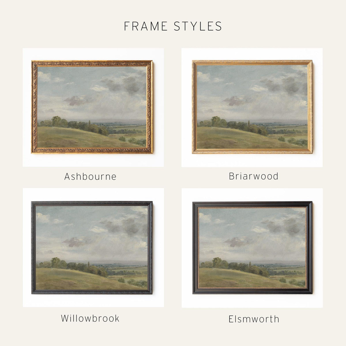 Framed Landscape Wall Art | Psalm 19:14 Bible Verse | Christian Home Decor | N93