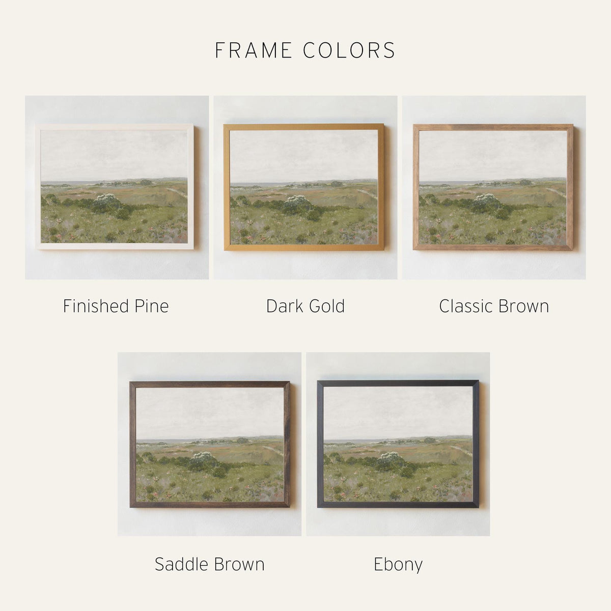 Scripture Wall Decor | Framed Landscape Canvas Art | Christian Home Decor | N38