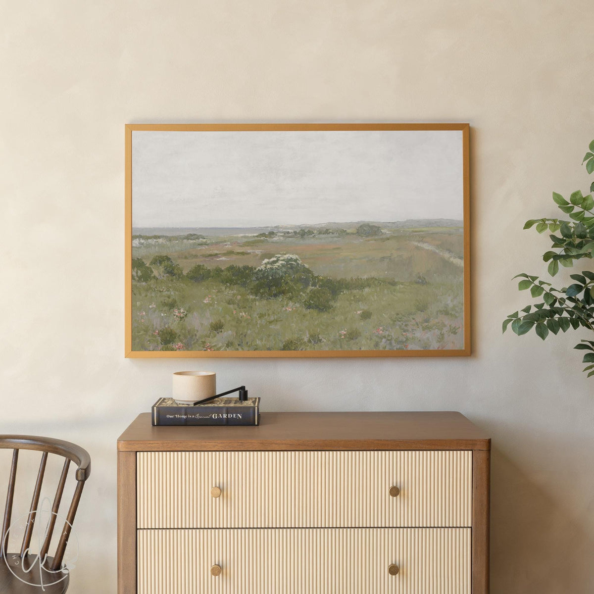 Scripture Wall Decor | Framed Landscape Canvas Art | Christian Home Decor | N38