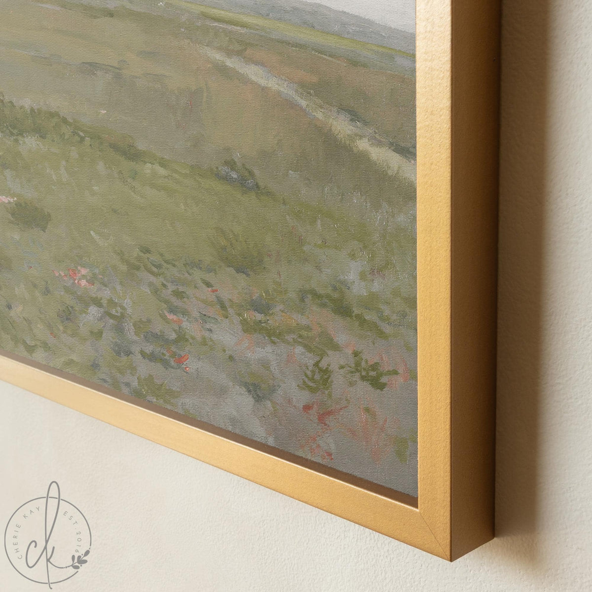 Scripture Wall Decor | Framed Landscape Canvas Art | Christian Home Decor | N38