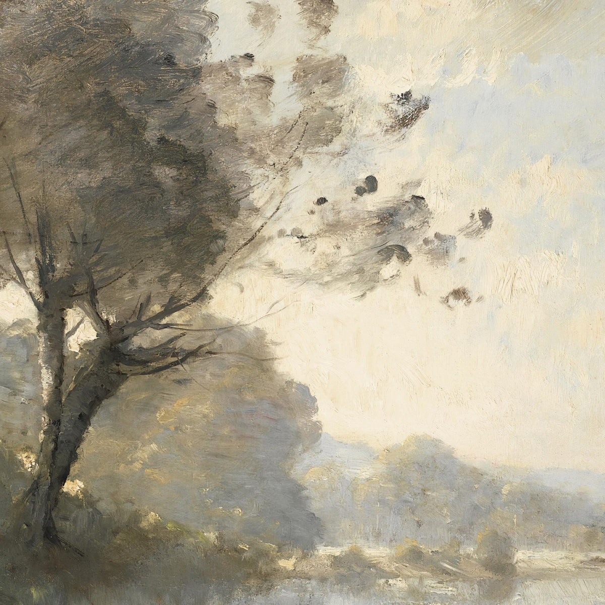 Large Wall Tapestry | Neutral Landscape Canvas Art | Nature Inspired Wall Hanging | T113