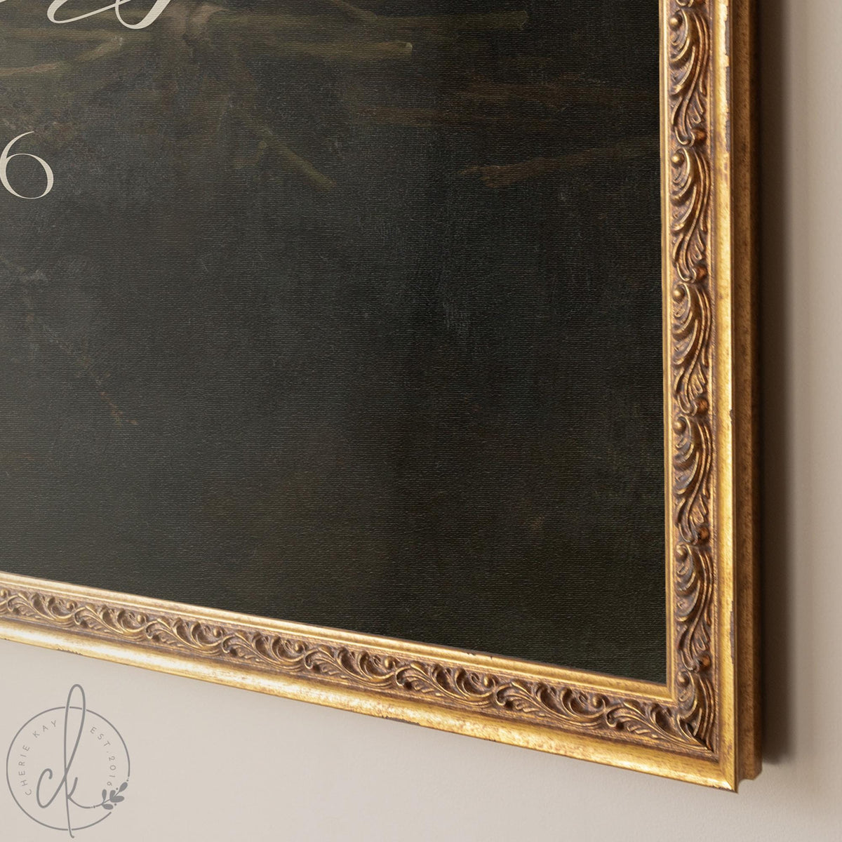 Wedding Welcome Sign | Custom Name Wedding Sign | Framed Floral Reception Decor | N233