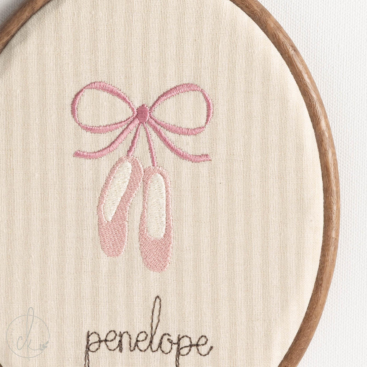 Ballerina Nursery Decor | Embroidery Hoop Art | Personalized Ballet Name Sign | E7
