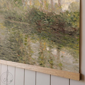 Poplars on the Epte | Claude Monet Canvas Banner | Large Impressionist Wall Tapestry | T142
