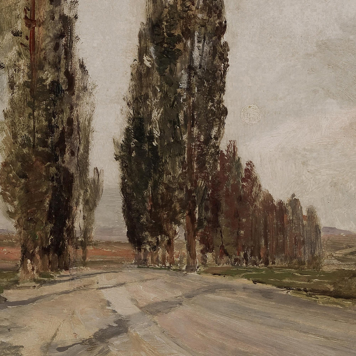 European Landscape Art | Gold Framed Vintage Wall Decor | Country Painting Print | N48