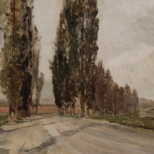 European Landscape Art | Gold Framed Vintage Wall Decor | Country Painting Print | N48