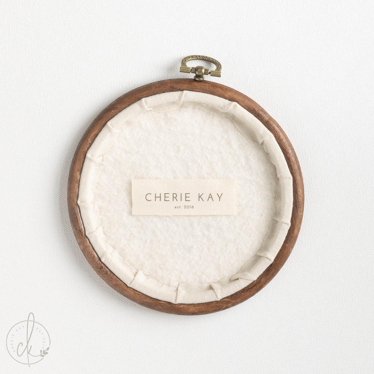 Newborn Name Sign | Hand Embroidered Hoop Art | Nursery Wall Decor | E1