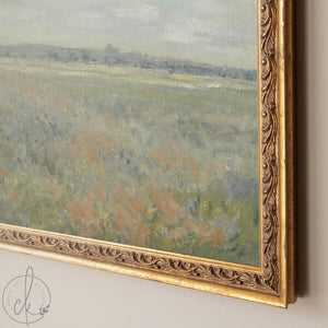 Monet Framed Print | Poppy Field Painting | Psalm 25 Christian Wall Art | N99