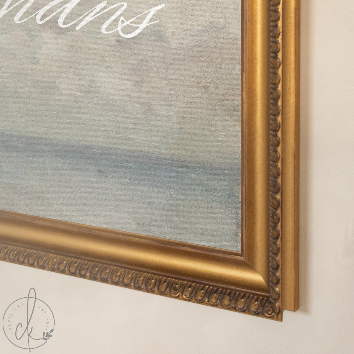 Coastal Wedding Decor | Vintage Beach Welcome Sign with Last Name | Personalized Easel Canvas | N15