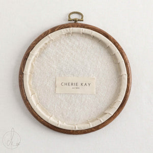 Personalized Christmas Ornament | Embroidered Newborn Name Hoop | Nursery Decor | E26