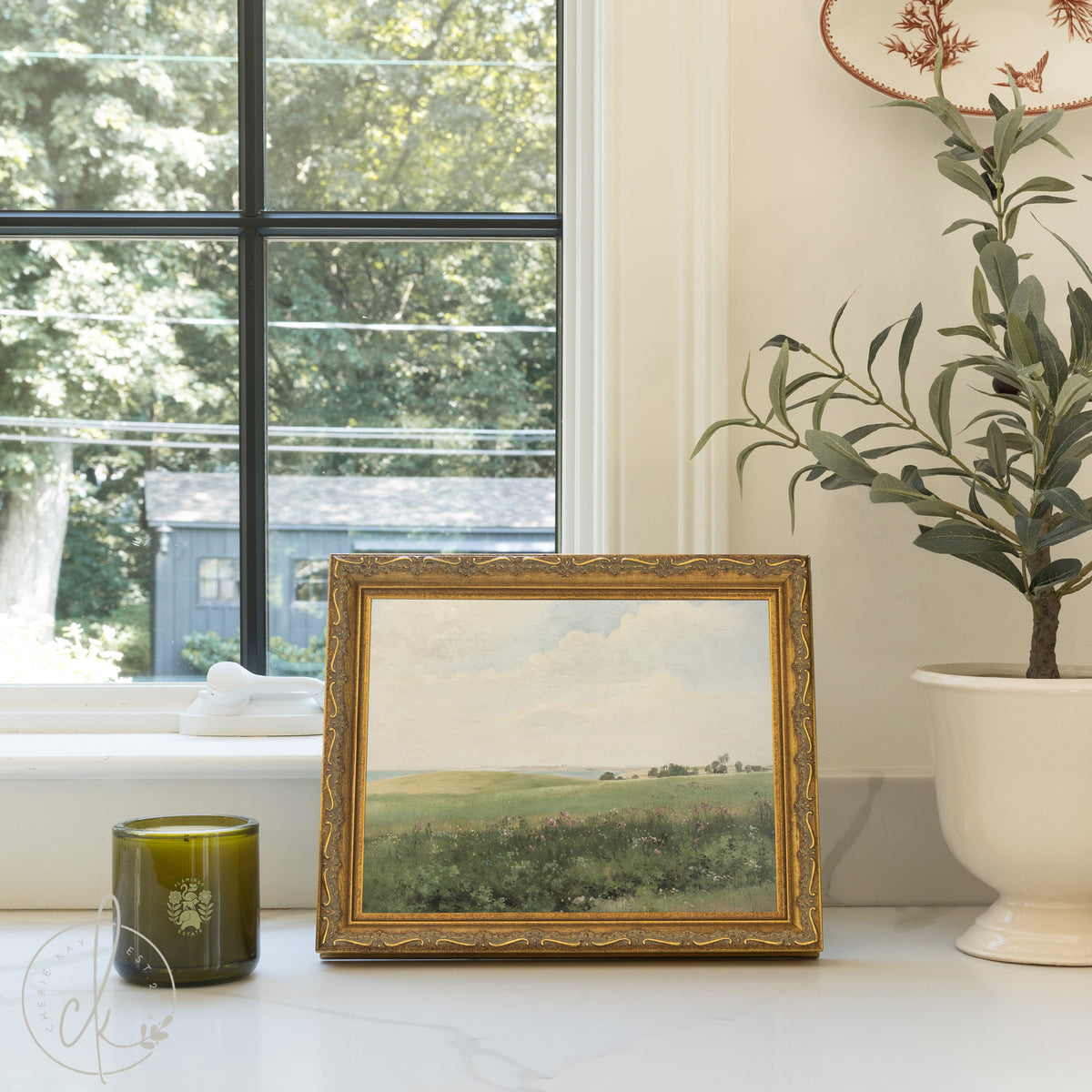 Large Wall Art with Scripture | Consider the Lilies Bible Verse Decor | N105