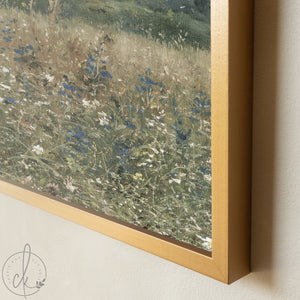 Wildflower Wall Art | Meadow Field Print | N117