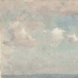 Vintage Seascape Framed Coastal Wall Art | Ocean Horizon Print | N13