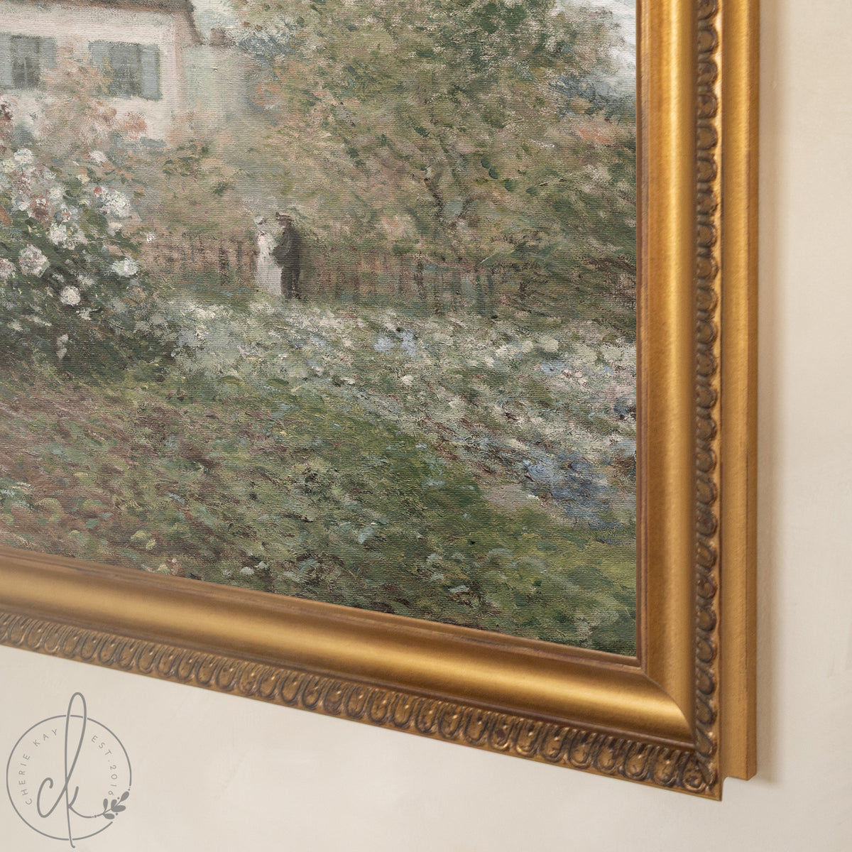 Vintage Art Oil Painting | Claude Monet Floral Print | N131