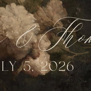 Wedding Welcome Sign | Custom Family Name Sign | Framed Floral Wedding Decor | N233