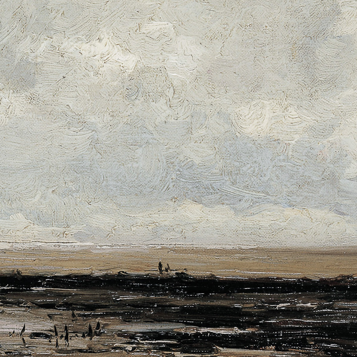 Large Landscape Tapestry Wall Art | Vintage Coastal Canvas Print | T4