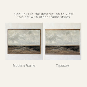 Neutral Coastal Landscape Wall Art | N243
