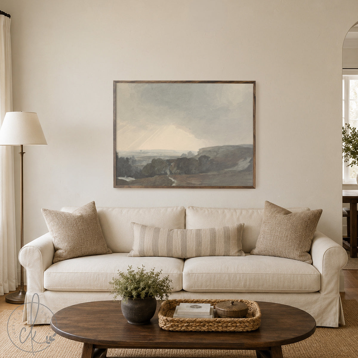 Scripture Wall Art | Psalm 118:24 Framed Landscape Canvas | Christian Home Decor | N35