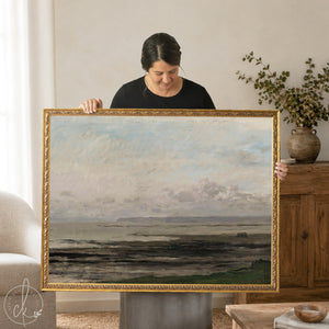 Jeremiah 29:11 Scripture Art Print | Abstract Coastal Landscape | N4