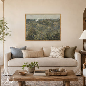 Landscape Wall Art | Natural Wood Frame Canvas | N64