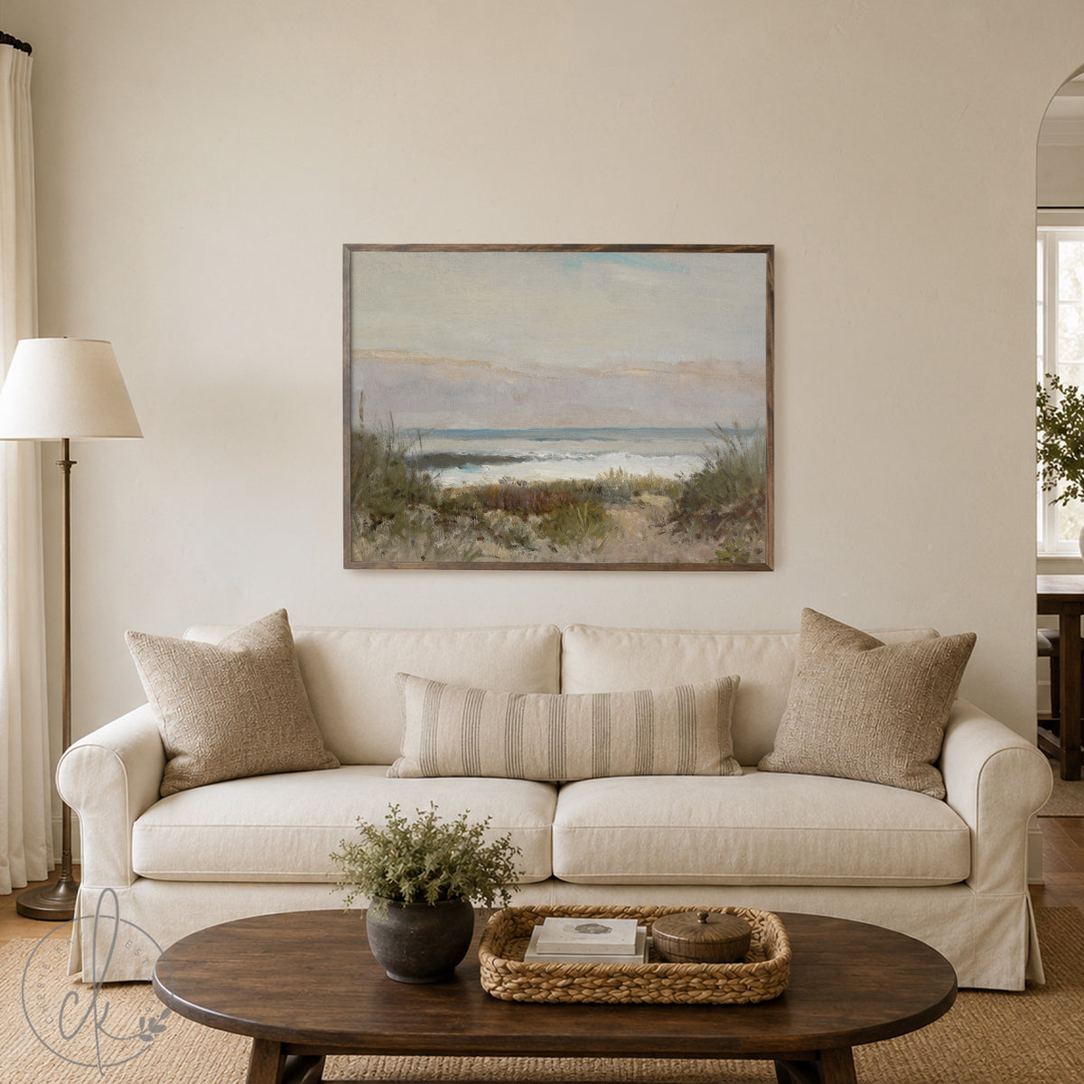 Coastal Landscape Art | Beach Scene Wall Decor | N67