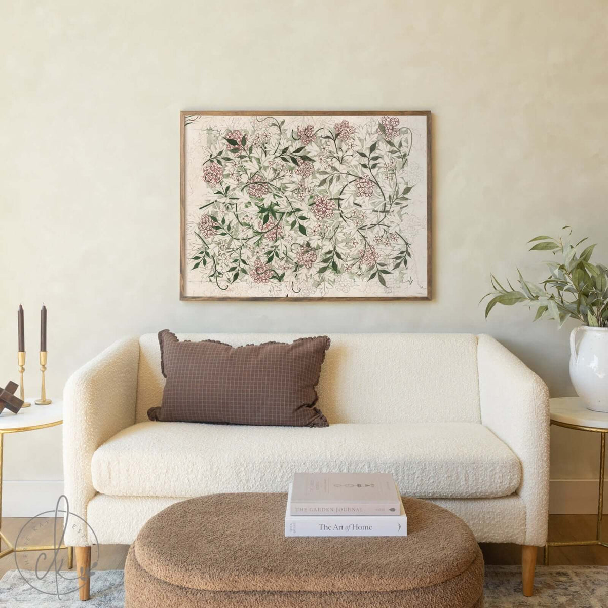 Botanical Wall Art | William Morris Wildflower | Victorian Floral Print | N87