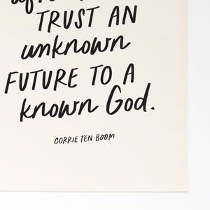 Never Be Afraid To Trust