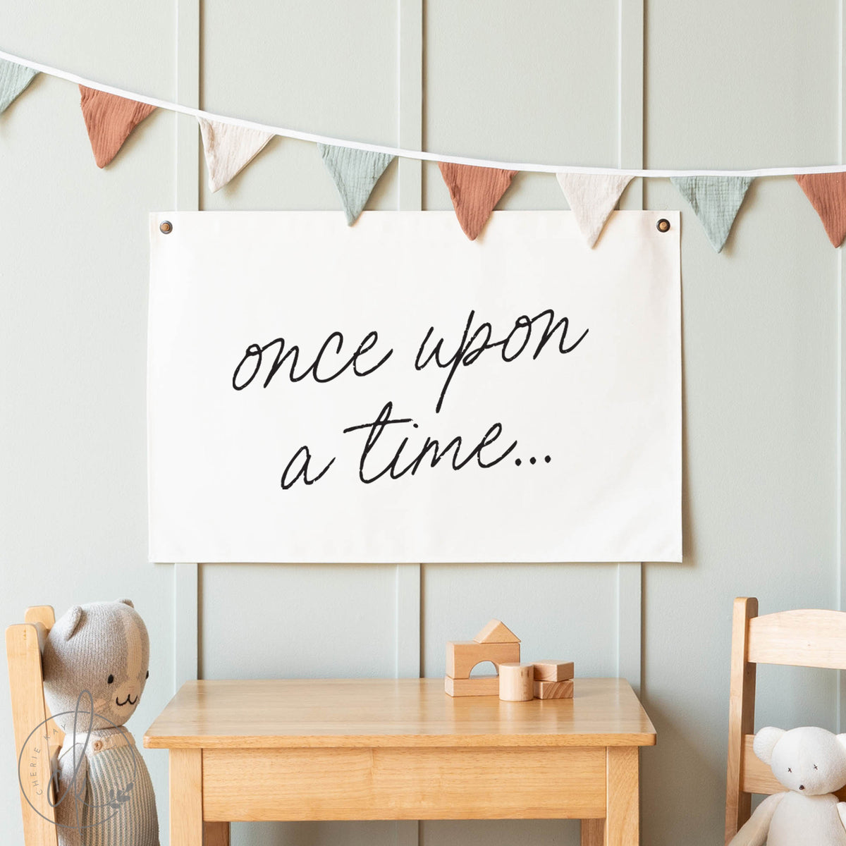 Once Upon a Time Canvas Flag | 68