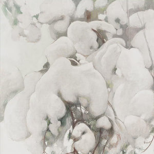 Snowy Trees Landscape | Winter Wall Art | Framed Wall Art | Living Room Decor | Winter Painting | W34