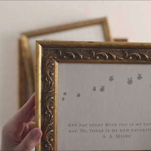 Winnie the Pooh Nursery Wall Art Set | Vintage Baby Girl Gallery Wall Prints | G36