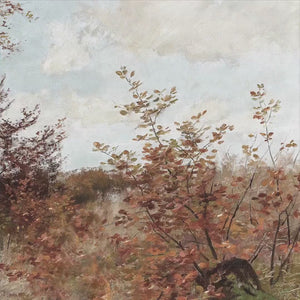 Fall Landscape Art | Framed Wall Art | Autumn Living Room Decor | Wood Wall Art | Fall Trees Painting | Autumn Wall Decor | W73