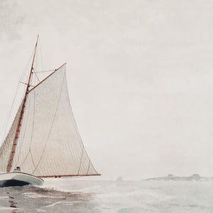Sailboat Decor | Coastal Wall Art | Nautical Decor | Seaside Wall Decor | Framed Wall Art | Living Room Decor | W39