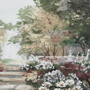 Flower Garden Art | Framed Wall Art | Living Room Wall Art | Wildflower Art | Large Wall Art | Landscape Art | W3