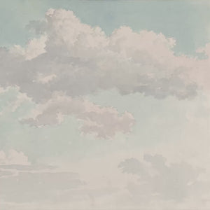 Clouds and Sky Painting | Living Room Art | Framed Wall Art | Entryway Art | Blue Sky Painting | W44