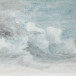 Clouds Painting | Puffy Clouds Painting | Framed Wall Art | Entryway Wall Decor | Living Room Art | Stormy Clouds Painting | W64