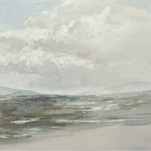 Abstract Landscape Art | Framed Wall Art | Living Room Decor | Coastal Art | Cloudscape | W18