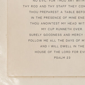 The Lord Is My Shepherd