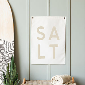 Minimalist Salt Beach Sign | Surf & Ocean-Inspired Coastal Wall Art | 54
