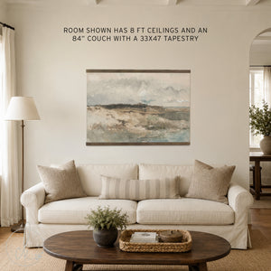 Large Scripture Wall Art | 2 Corinthians 5:17 Christian Canvas Tapestry | T102