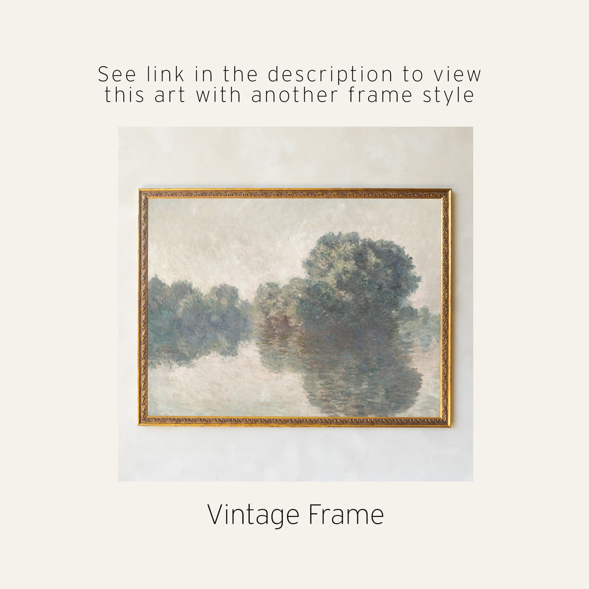 Seine River Painting | Claude Monet Print | T16