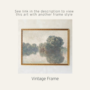 Seine River Painting | Claude Monet Print | T16