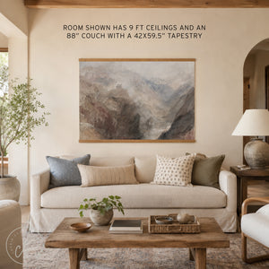 Large Mountain Landscape Canvas Wall Hanging | T1