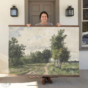 Summer Path Through Woods | Canvas Tapestry | T21