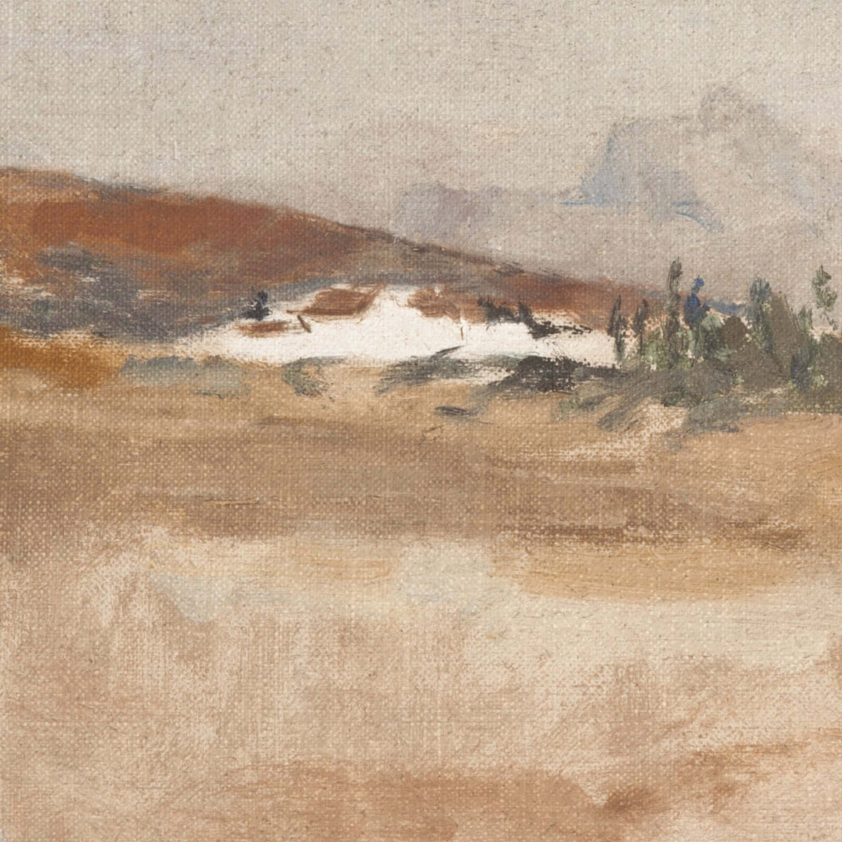 Watercolor Nature Landscape Painting | Mountain Scene Wall Hanging | T29