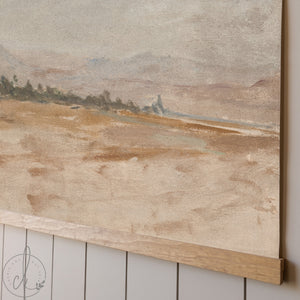 Watercolor Nature Landscape Painting | Mountain Scene Wall Hanging | T29