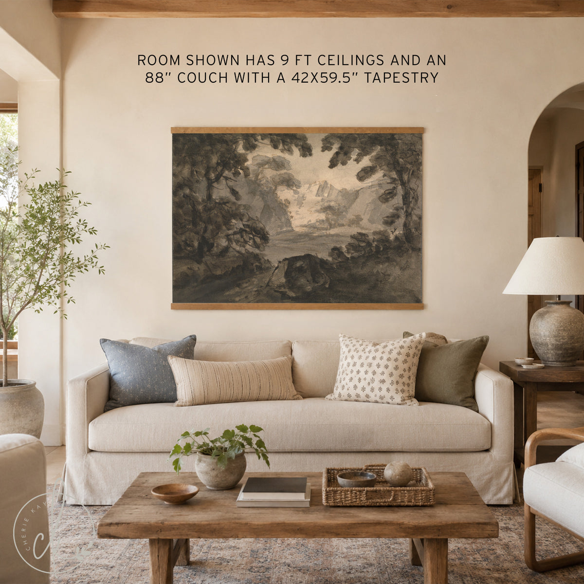 Moody Wall Art | Large Canvas Art Tapestry | T30