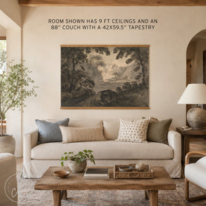 Moody Wall Art | Large Canvas Art Tapestry | T30