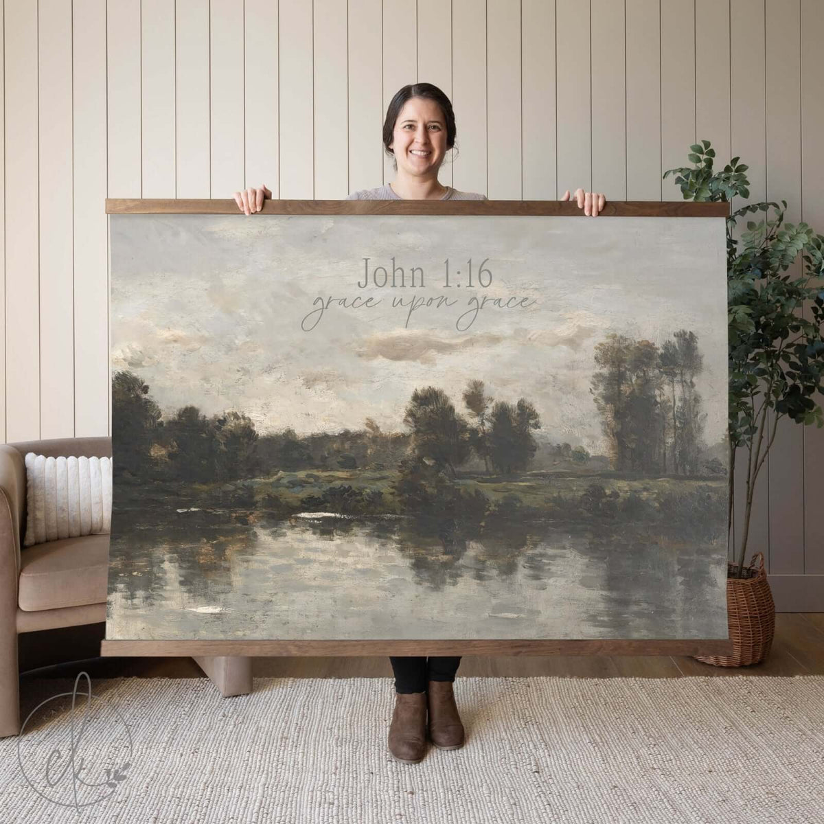 Extra Large Landscape Art | Christian Wall Decor | T34